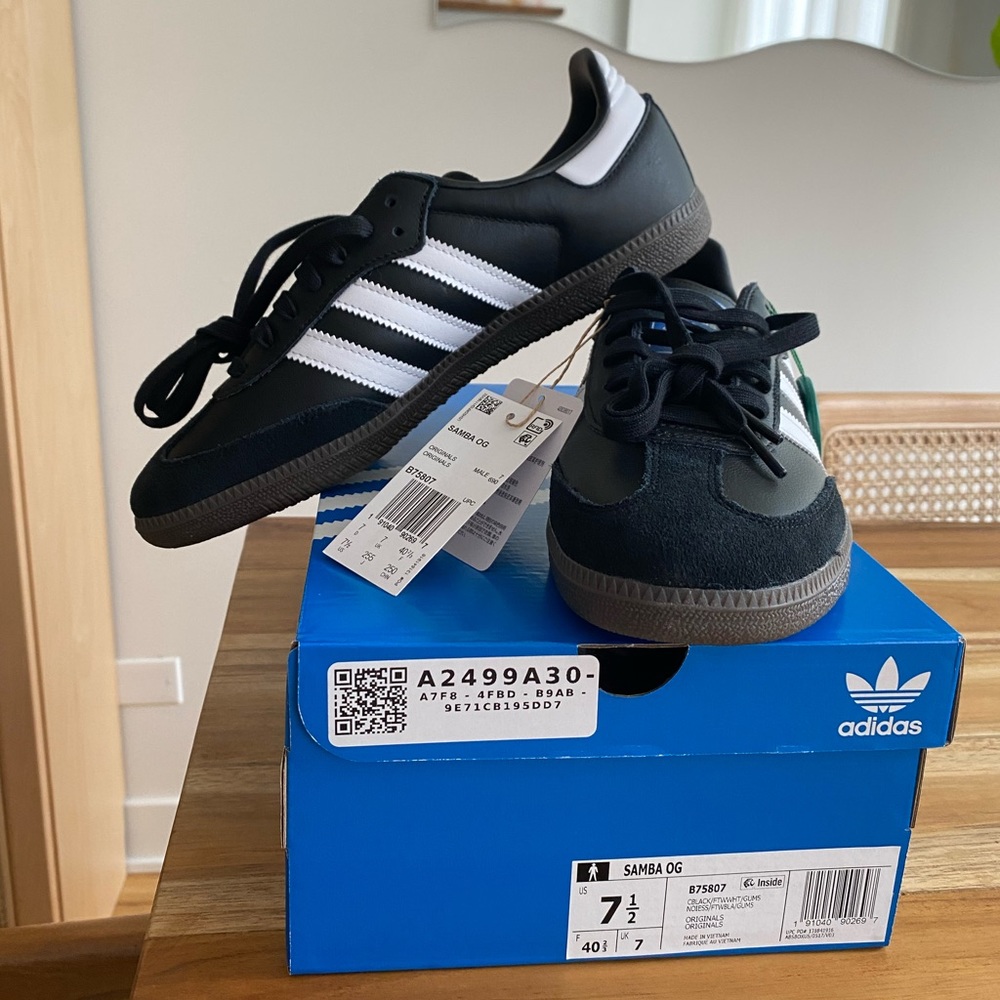 Adidas Samba OG Black White Gum